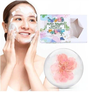 透明な結晶アミノ酸石鹸